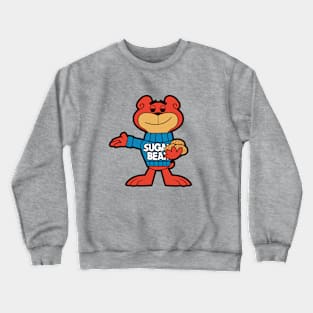 cute sugar bear mascot Crewneck Sweatshirt